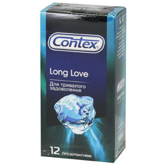 Презервативи латексні з силіконовою змазкою Contex Long Love (Контекс Лонг Лов) №12